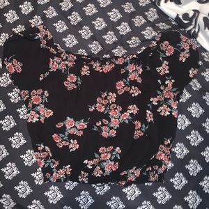 Tilly brand crop top and off the shoulder